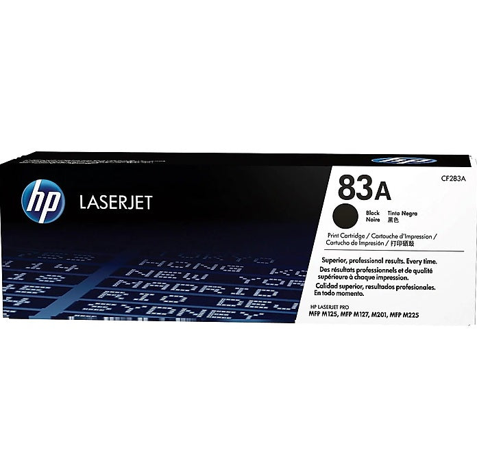 HP 83A CF283A Black Standard Yield Toner Cartridge