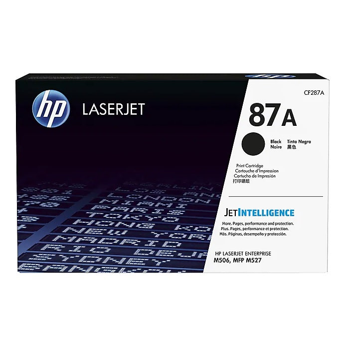 HP 87A CF287A Black Standard Yield Toner Cartridge