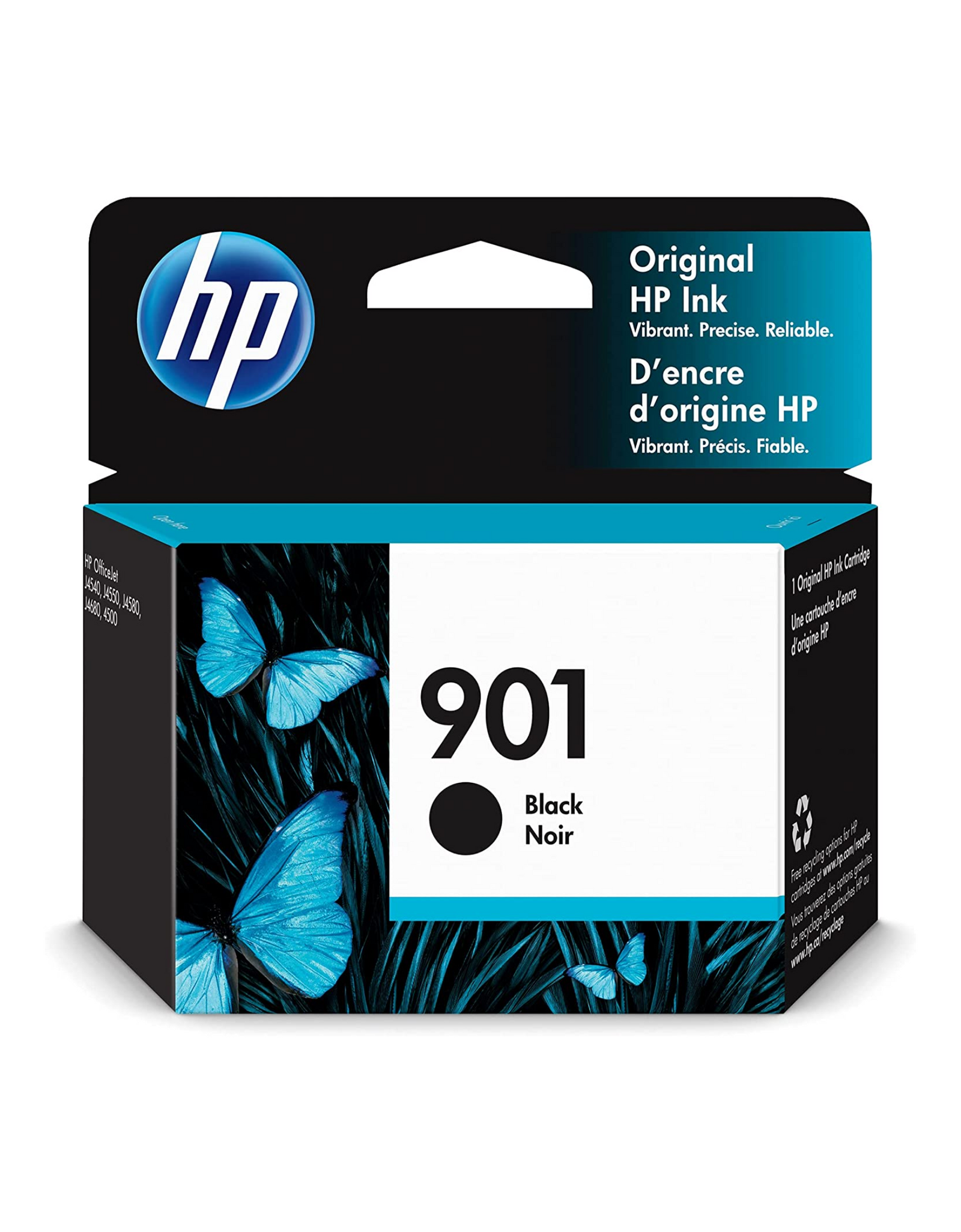 HP 901 CC653AN#140 Black Standard Yield Ink Cartridge