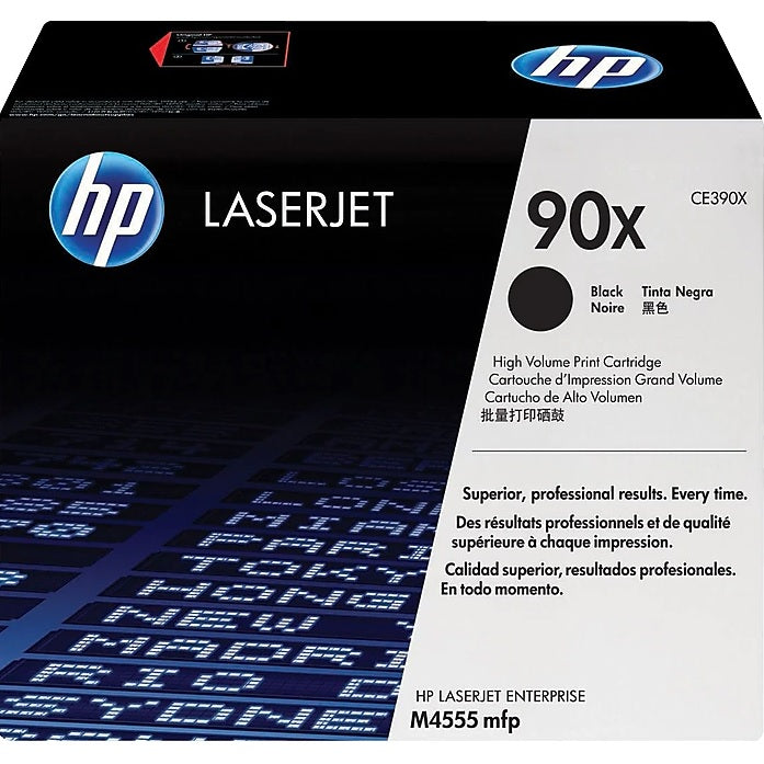 HP 90X CE390X Black High Yield Toner Cartridge