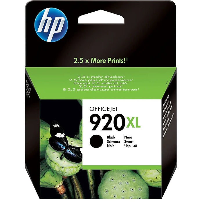 HP 920XL CD975AN#140 Black High Yield Ink Cartridge