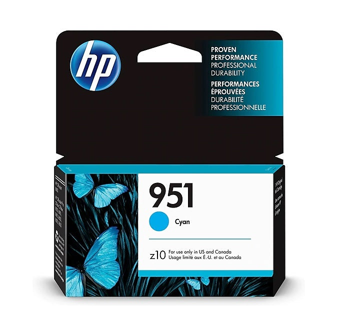 HP 951 CN050AN#140 Cyan Standard Yield Ink Cartridge