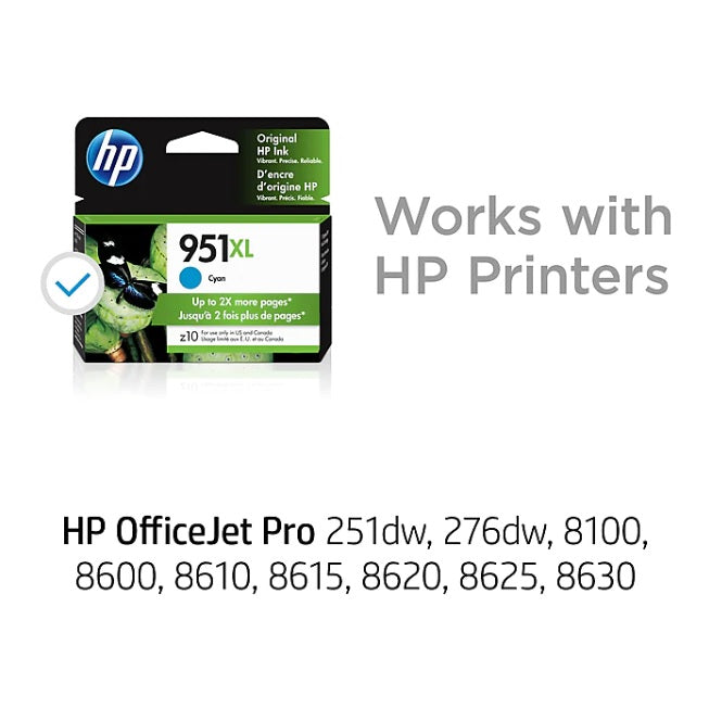 HP 951XL CN046AN#140 Cyan High Yield Ink Cartridge