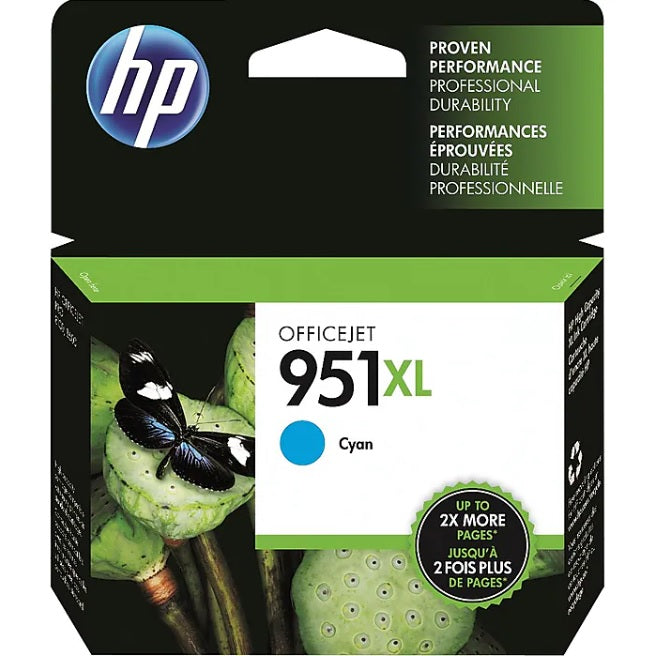 HP 951XL CN046AN#140 Cyan High Yield Ink Cartridge