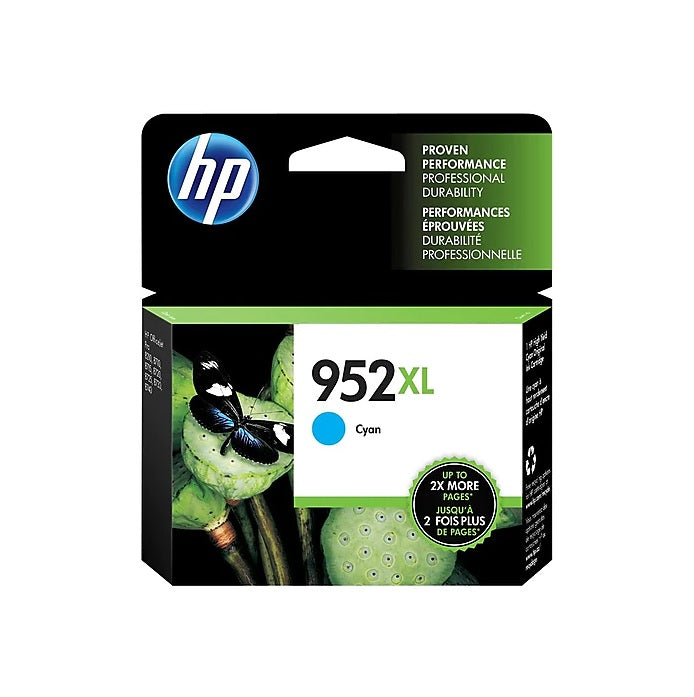 HP 952XL L0S61AN#140 Cyan High Yield Ink Cartridge