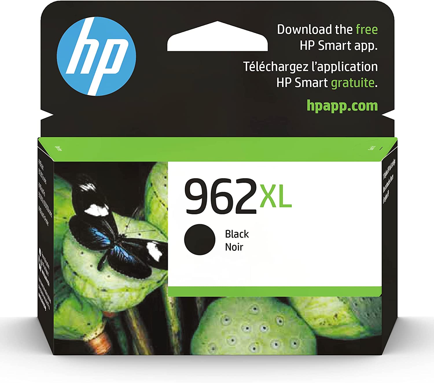 HP 962XL 3JA03AN#140 Black High Yield Ink Cartridge - 2 Each