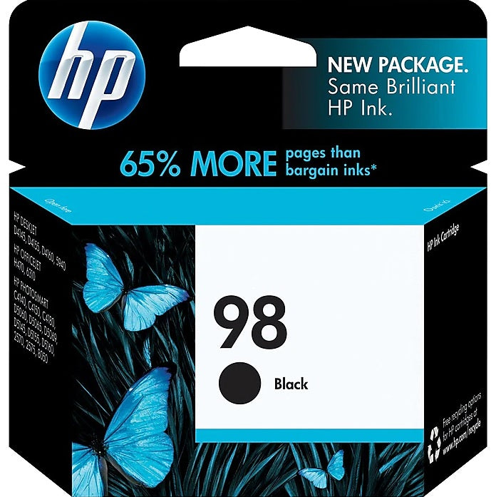 HP 98 C9364WN#140 Black Standard Yield Ink Cartridge