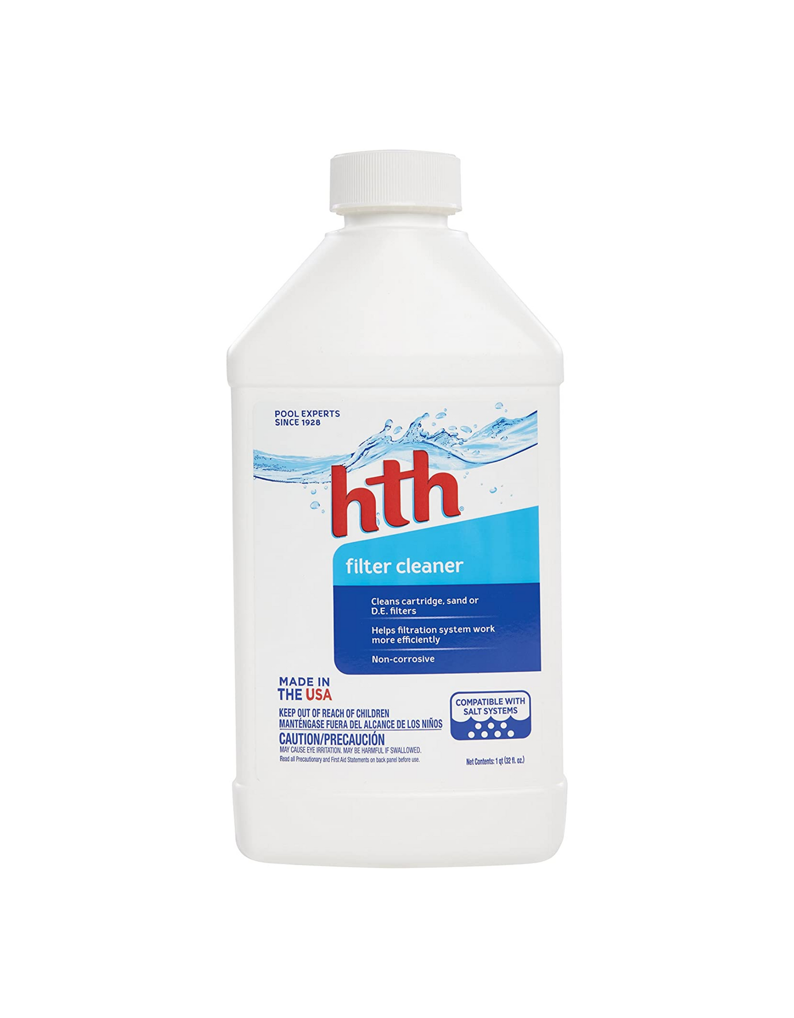 HTH 67015 Filter Cleaner Care for Swimming Pools, 1 Quart