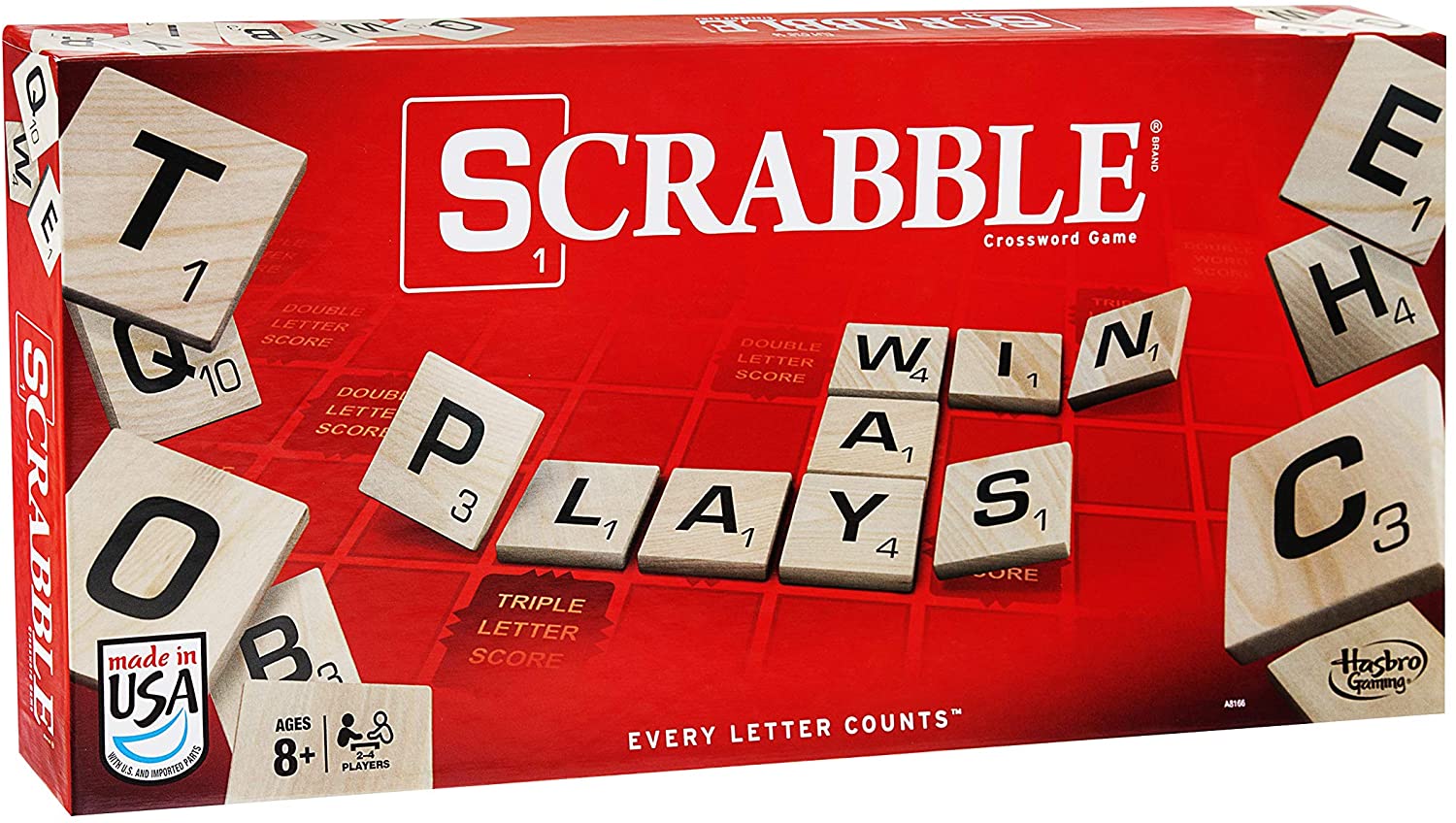 Hasbro Gaming Scrabble Game - for Ages 8 and up