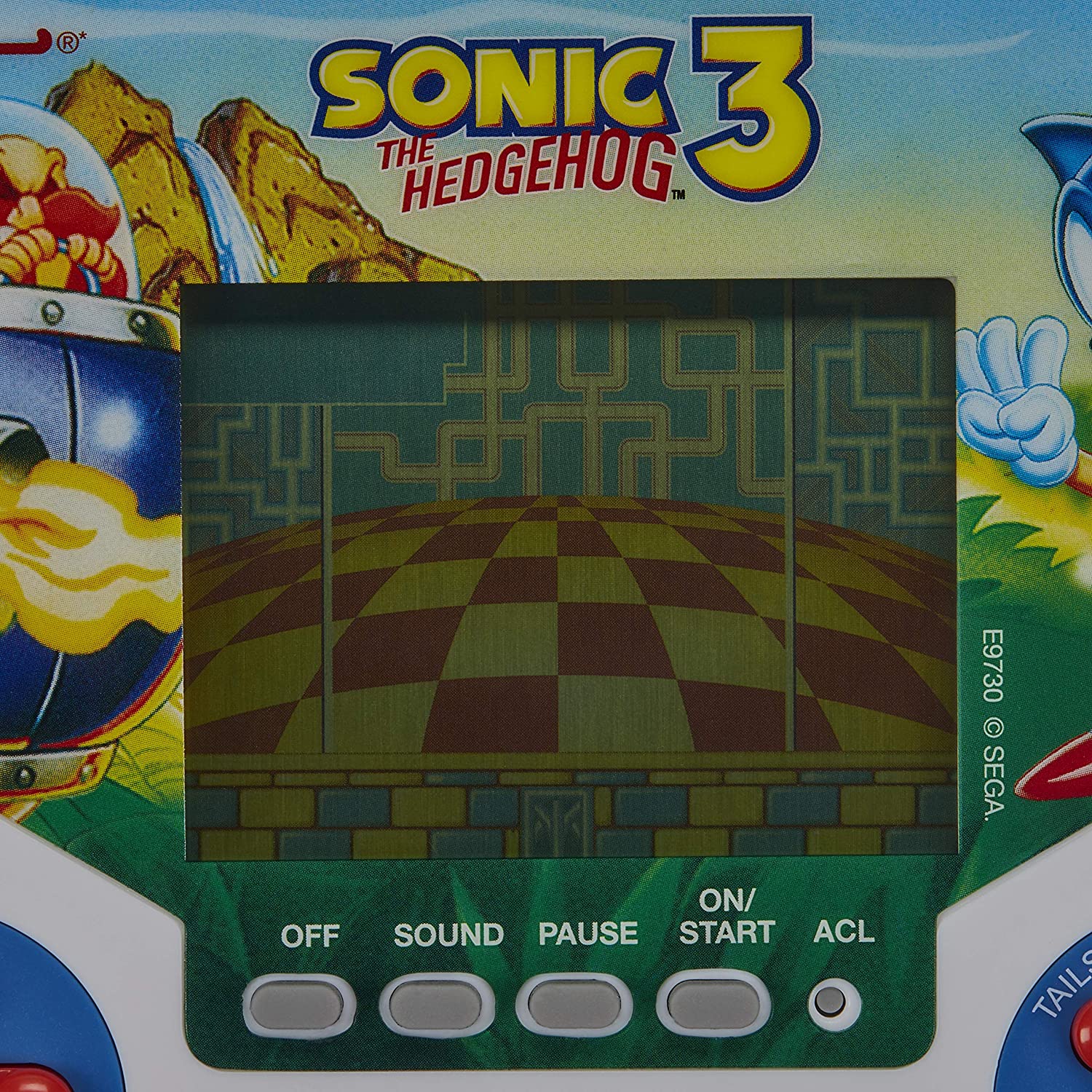 Hasbro Gaming Tiger Electronics Sonic The Hedgehog 3 Electronic LCD Video Game, Retro-Inspired Edition
