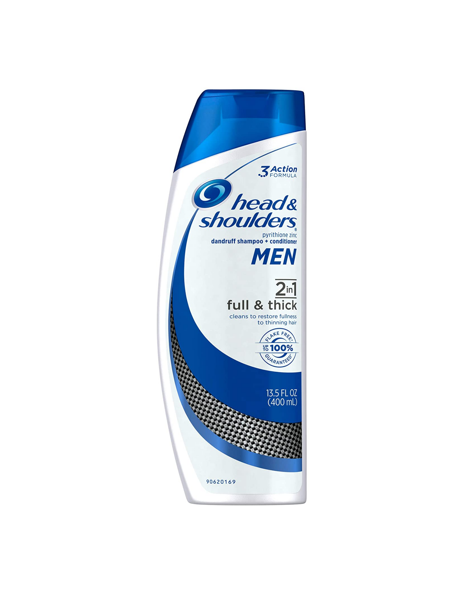 Head Shoulders 2 in 1 Full and Thick For Men, Dandruff + Shampoo Conditioner 13.5 fl oz (Pack of 2)
