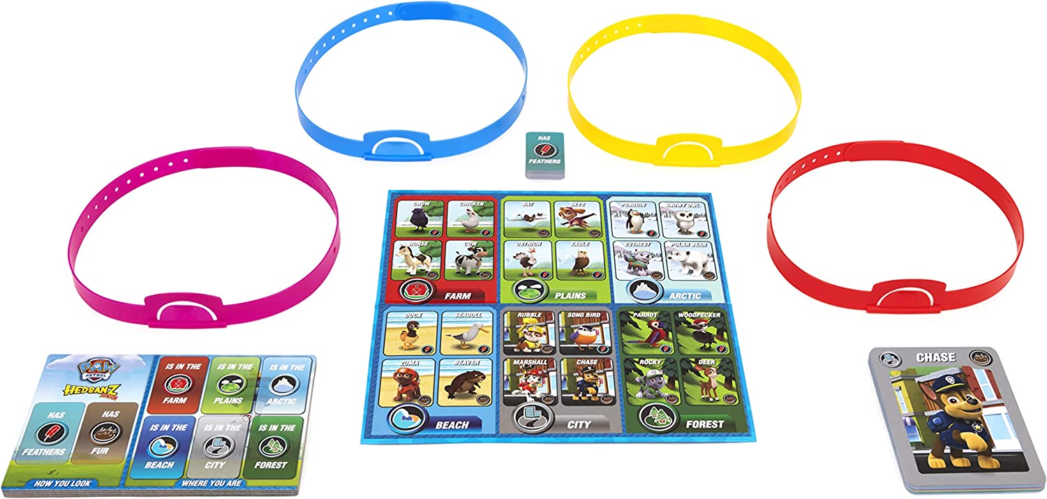 Hedbanz Junior PAW Patrol, Picture Guessing Board Game