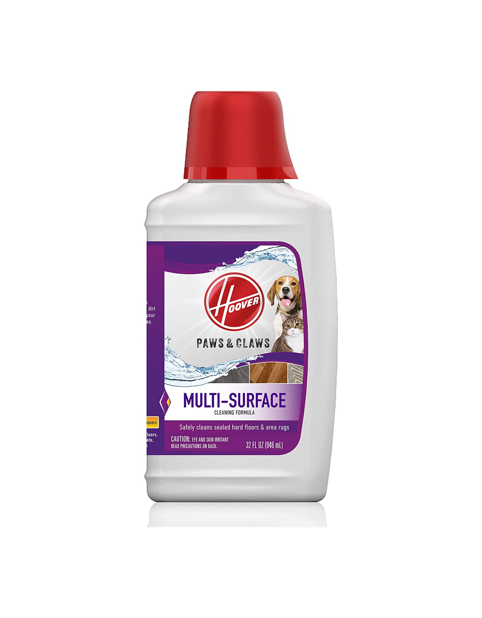 Hoover Paws & Claws Hard Surface Floor Cleaner AH30429, 32 fl oz, White