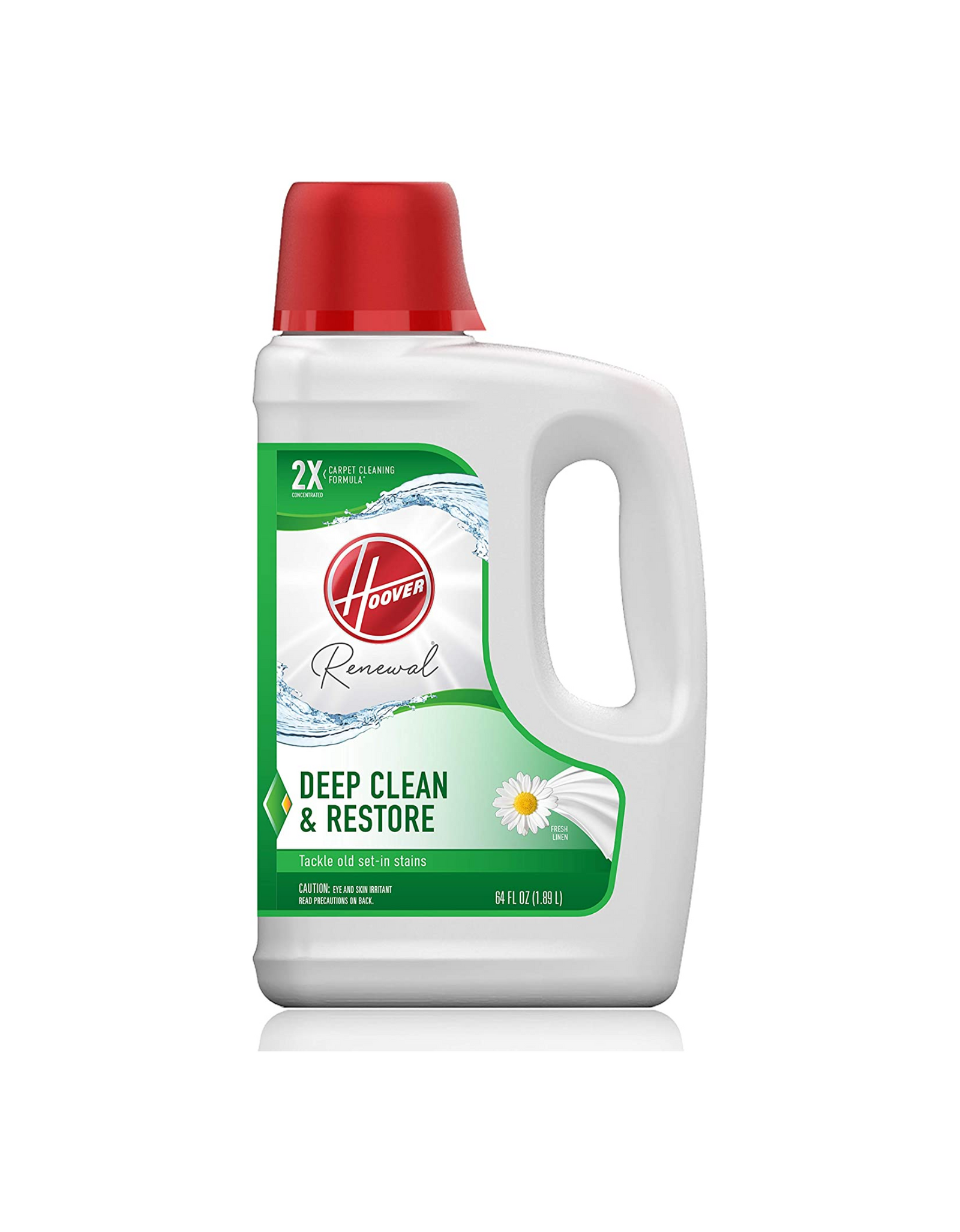 Hoover Renewal Deep Cleaning Carpet Shampoo AH30924, Deep Clean & Restore, 64 fl oz, White