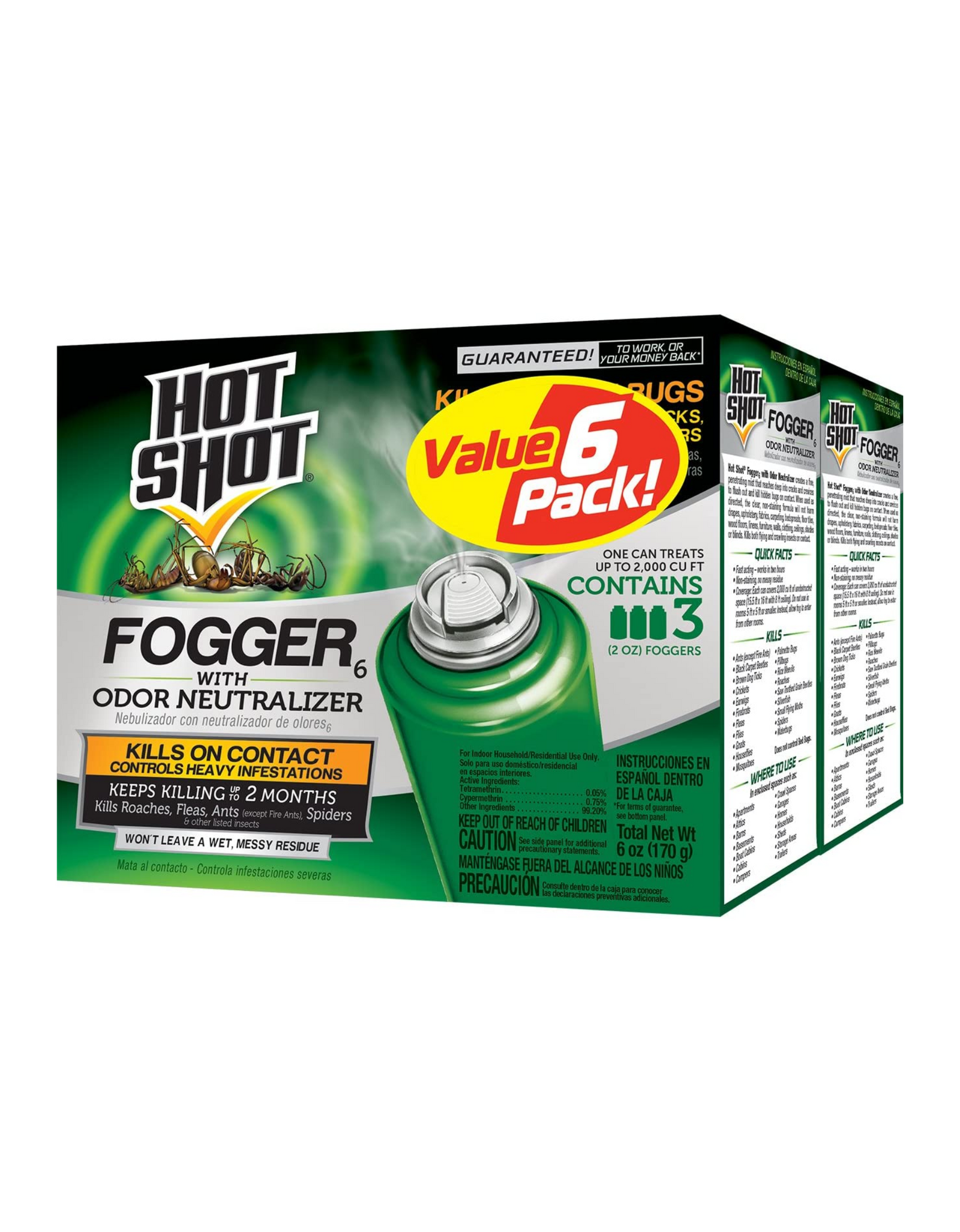 Hot ShotHot Shot Fogger6 With Odor Neutralizer, 5 Oz, 2 Pack