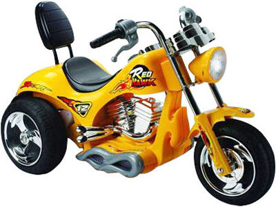 Red Hawk Motorcycle 12v Yellow