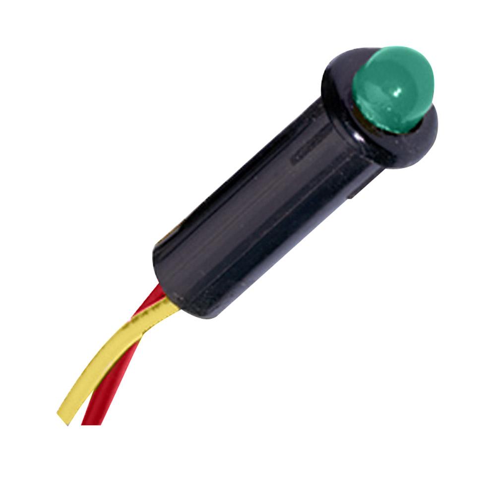 Paneltronics LED Indicator Light - Green - 120 VAC - 1-4"