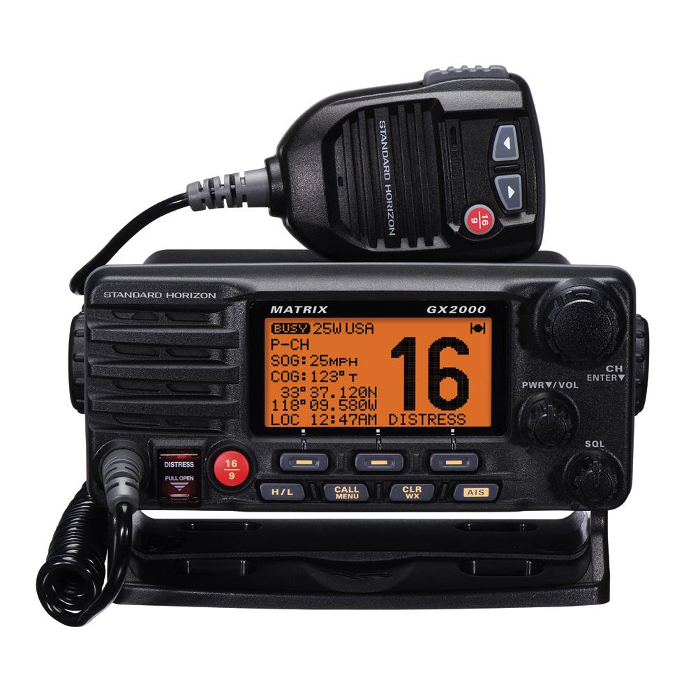 Standard Horizon Matrix GX2000 VHF w-Optional AIS Input 25W PA