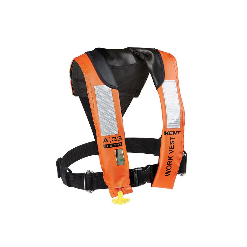 Kent A-33 In-Sight Automatic Inflatable Work Vest