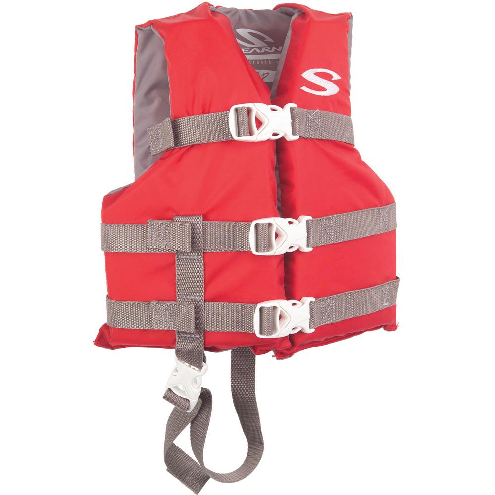 Stearns Classic Series Child Life Vest - 30-50lbs - Red