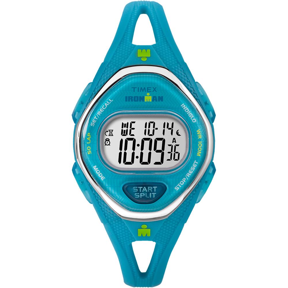 Timex IRONMAN® Sleek 50 Mid-Size Silicone Watch - Turquoise