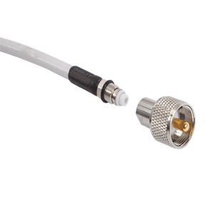 Shakespeare PL-259-ER Screw-On PL-259 Connector f-Cable w-Easy Route FME Mini-End