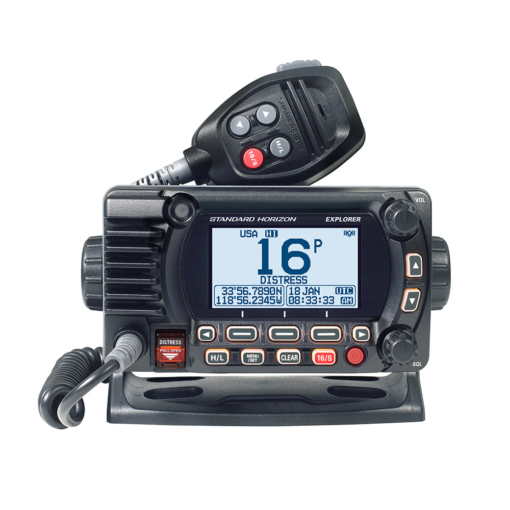 Standard Horizon 1850G Fixed Mount VHF w-GPS - Black