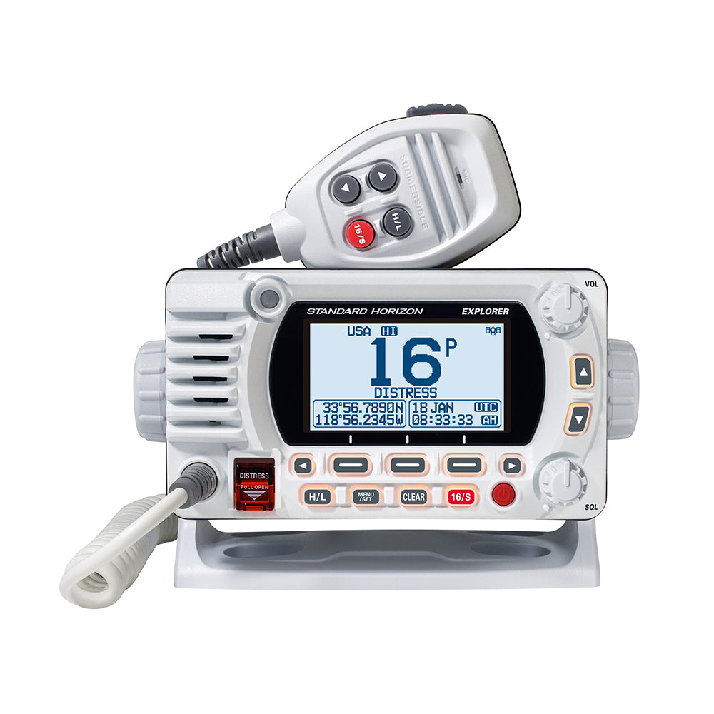 Standard Horizon 1850G Fixed Mount VHF w-GPS - White