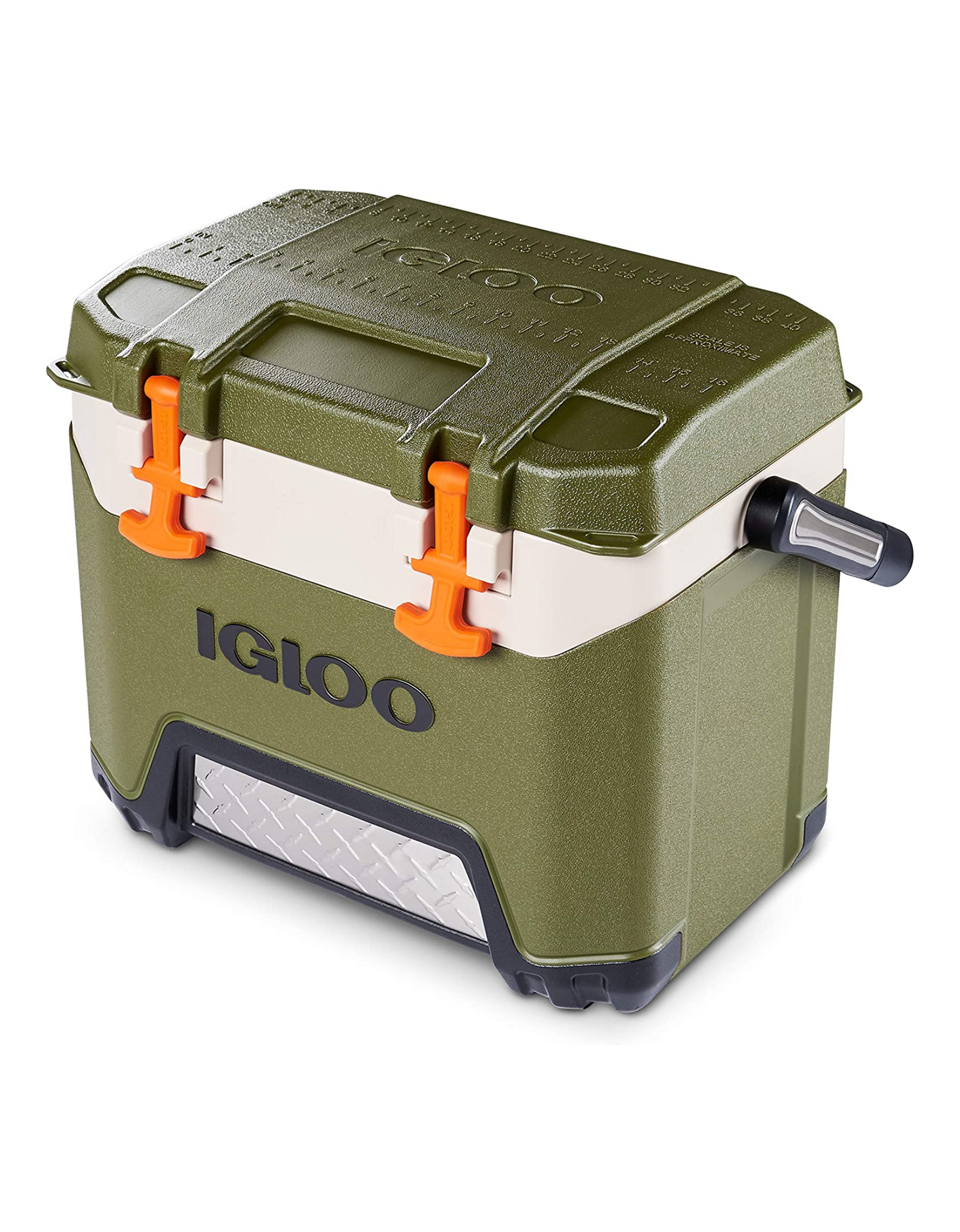 Igloo BMX 25 Quart Cooler with Cool Riser Technology, Green/Orange