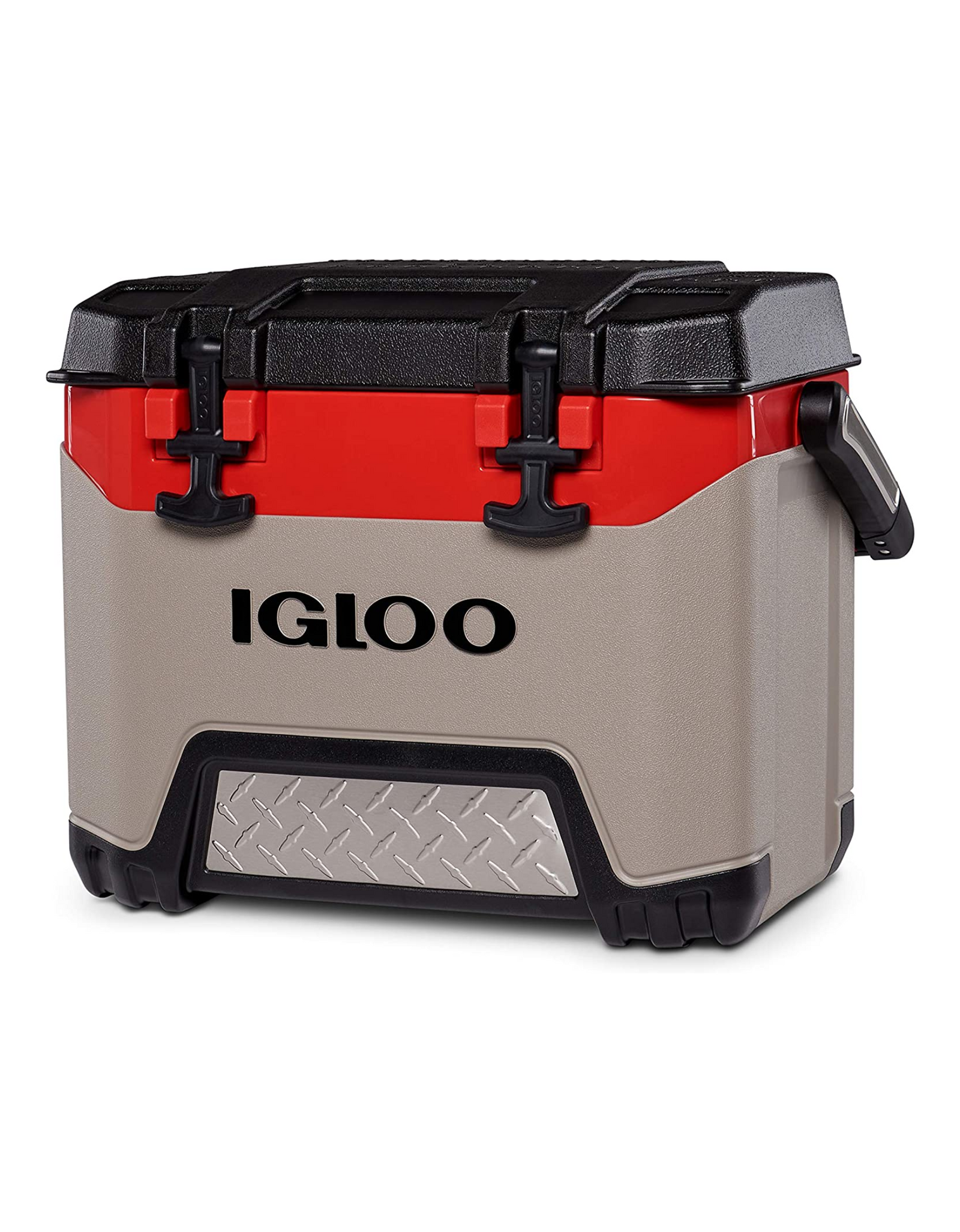 Igloo BMX 25 Quart Cooler with Cool Riser Technology, Sandstone/Red