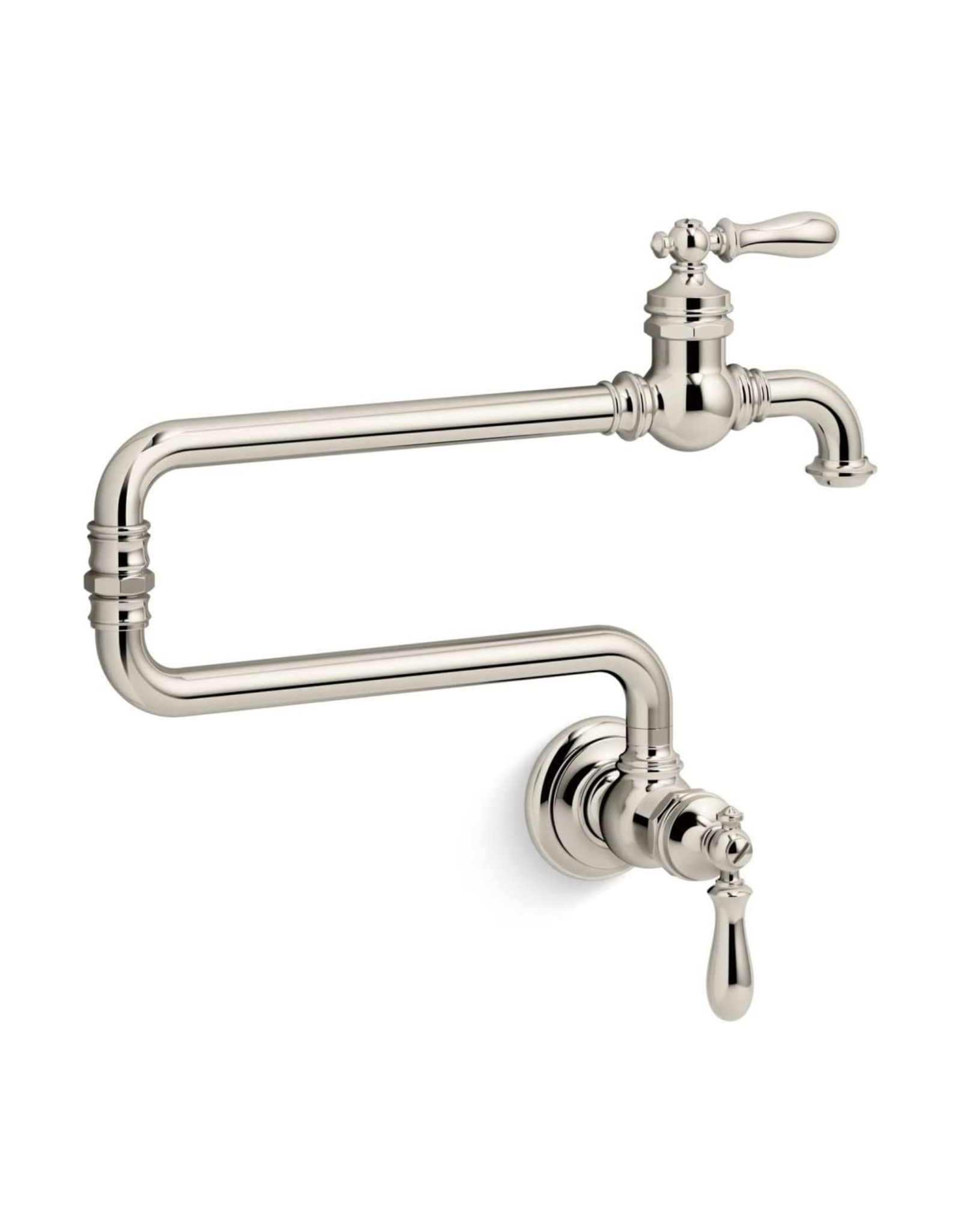 KOHLER 99270-SN Artifacts Kitchen Sink Faucet, Vibrant Polished Nickel
