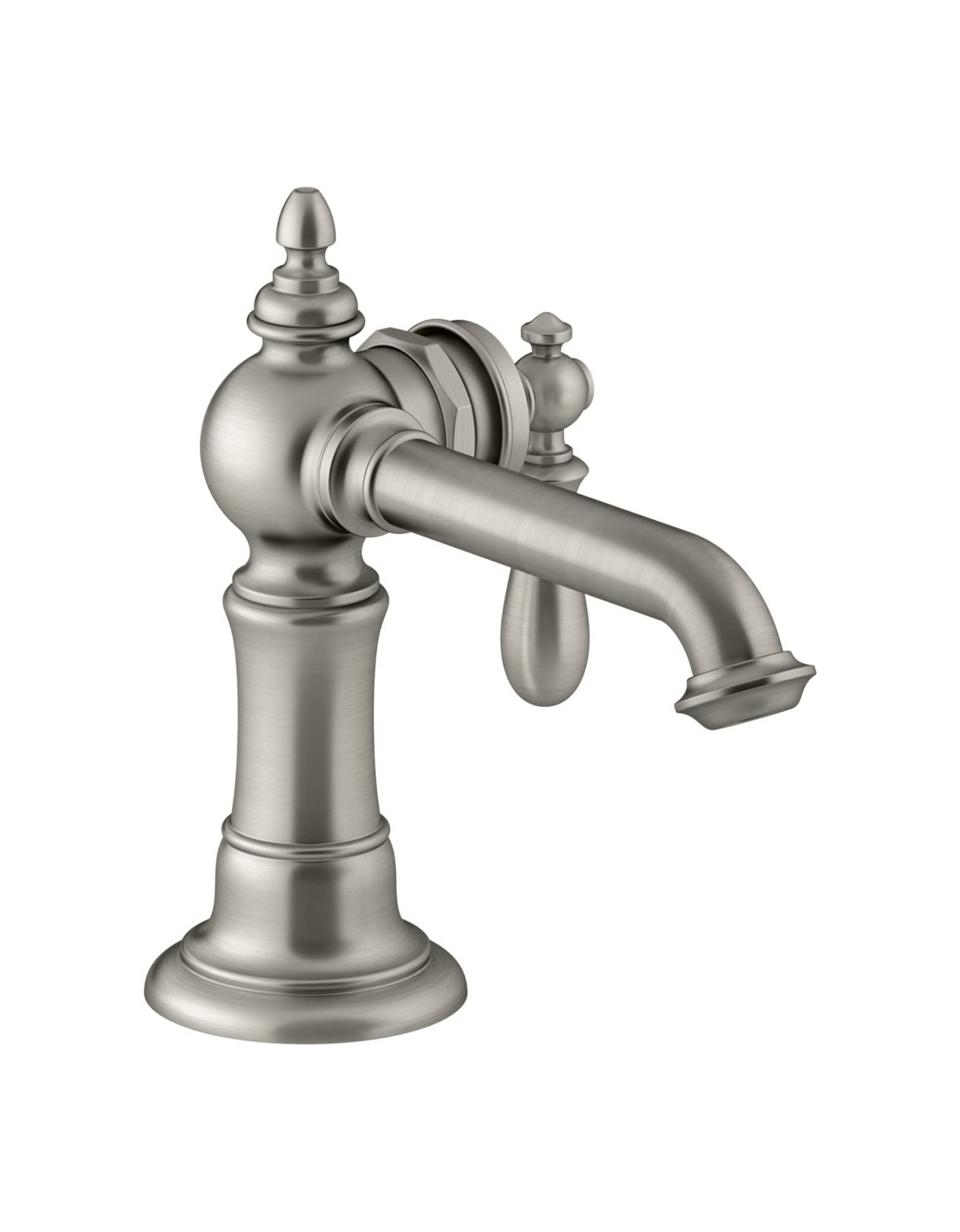 KOHLER K-72762-9M-BN Artifacts Single-handle bathroom sink faucet, 1.2 GPM, Vibrant Brushed Nickel
