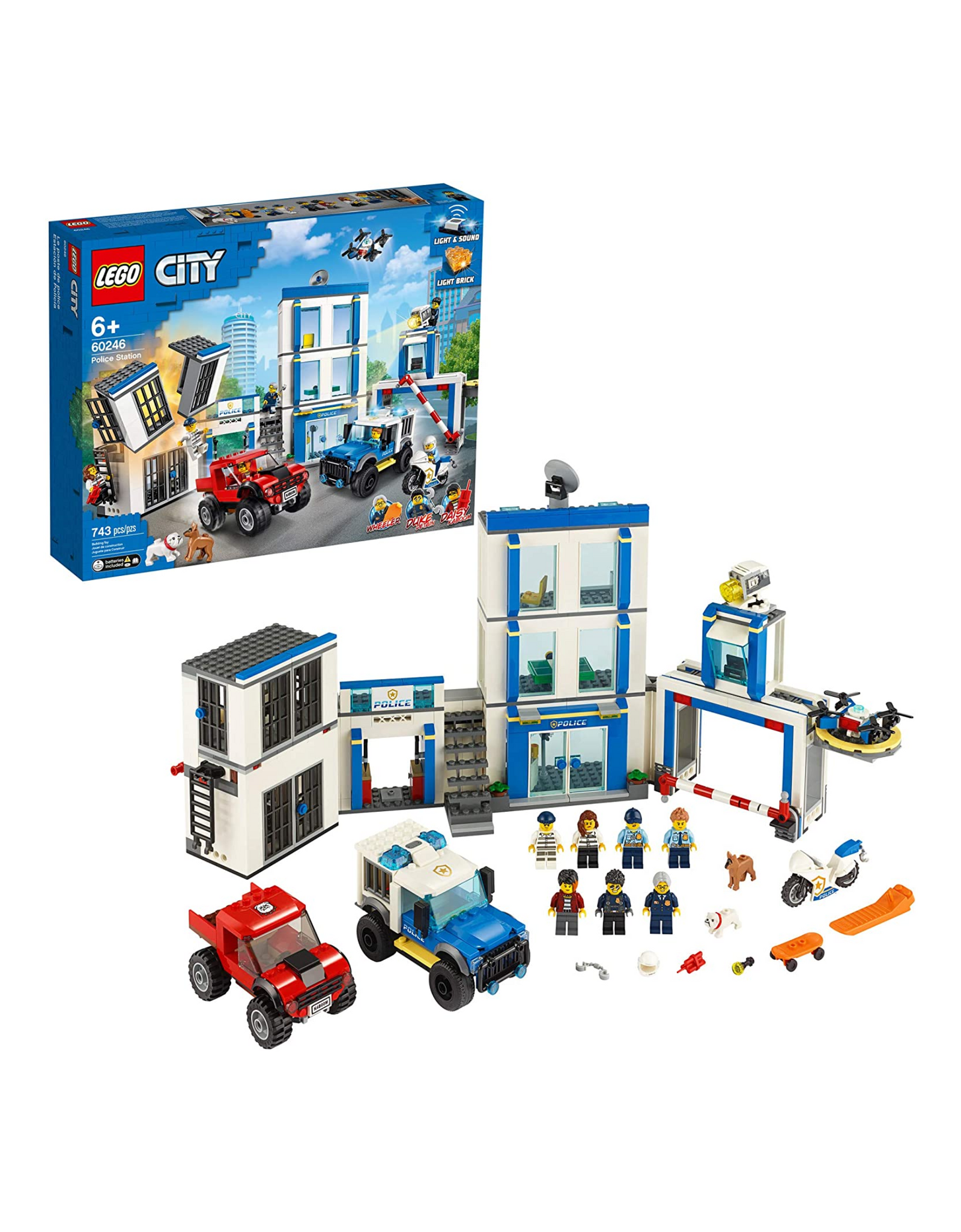 LEGO City Police Station 60246 Police Toy - Eco Friendly Packaging