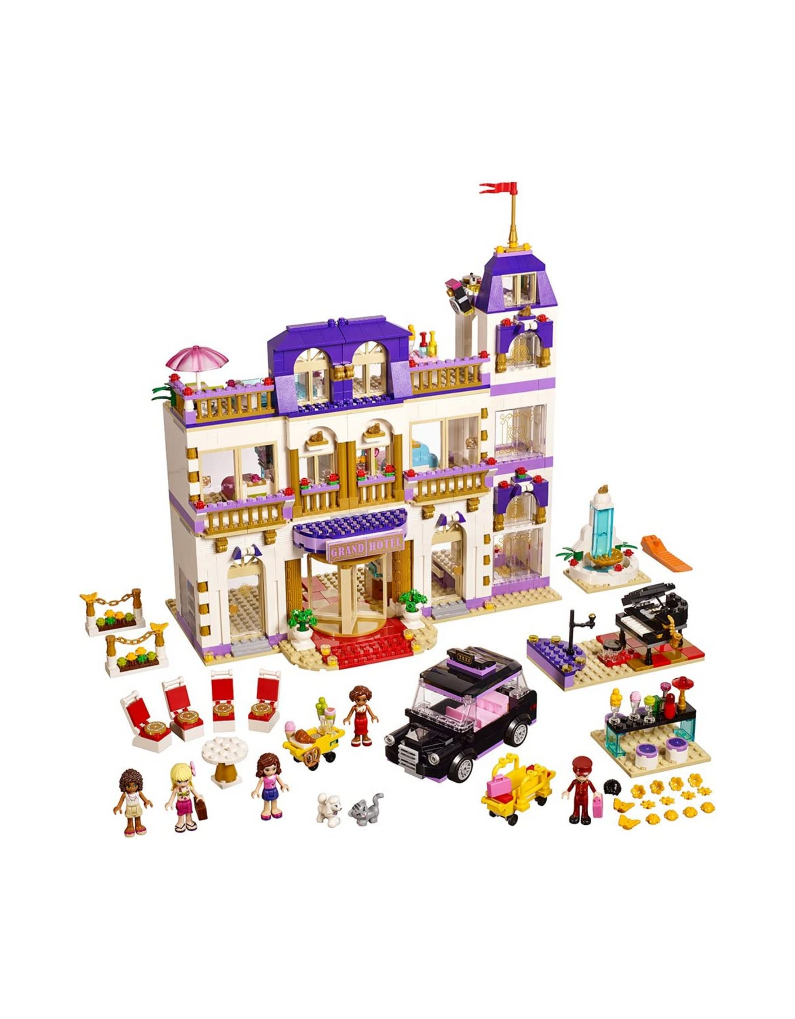 LEGO Friends 41101 Heartlake Grand Hotel Building Kit, 1552 pieces