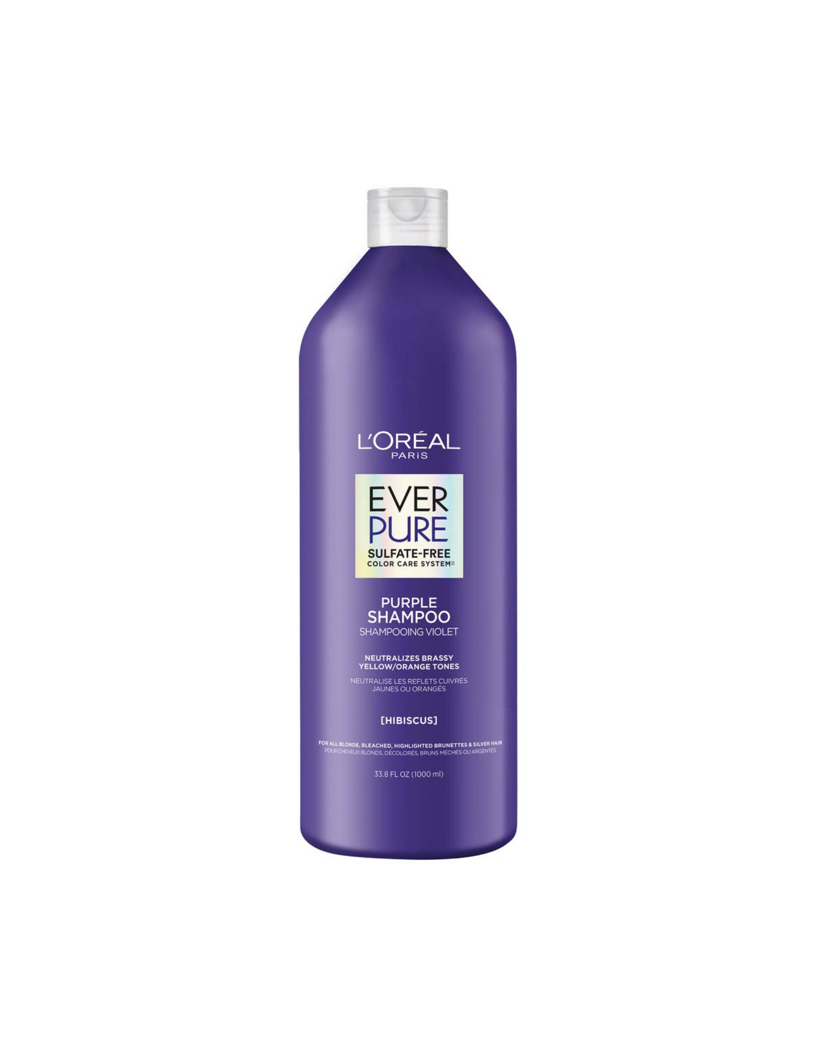 L'Oreal Paris EverPure Sulfate Free Purple Shampoo, 33.8 fl Oz