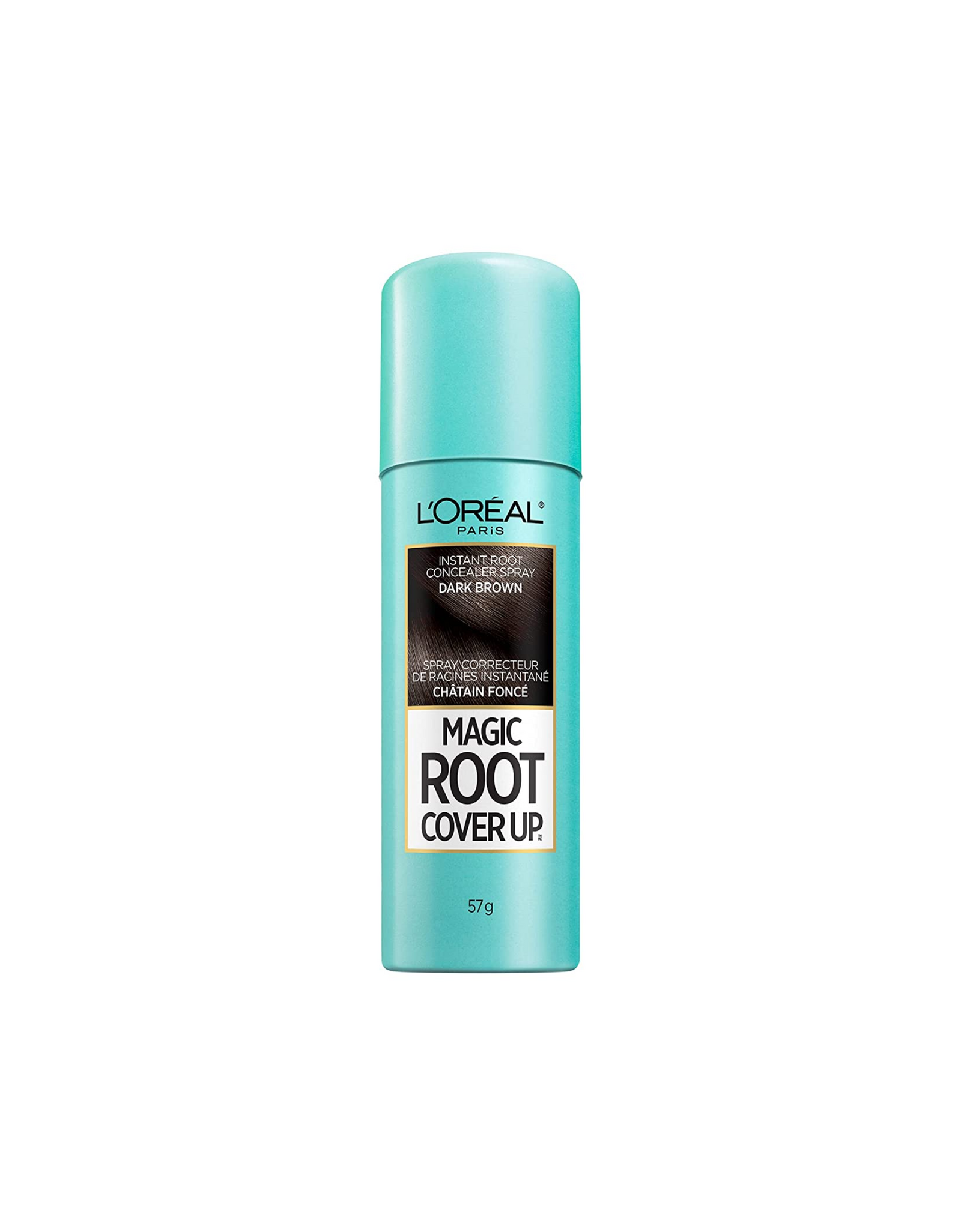 L'Oreal Paris Magic Root Cover Up Instant Root Concealer Spray, Dark Brown, 2 oz (Pack of 1)