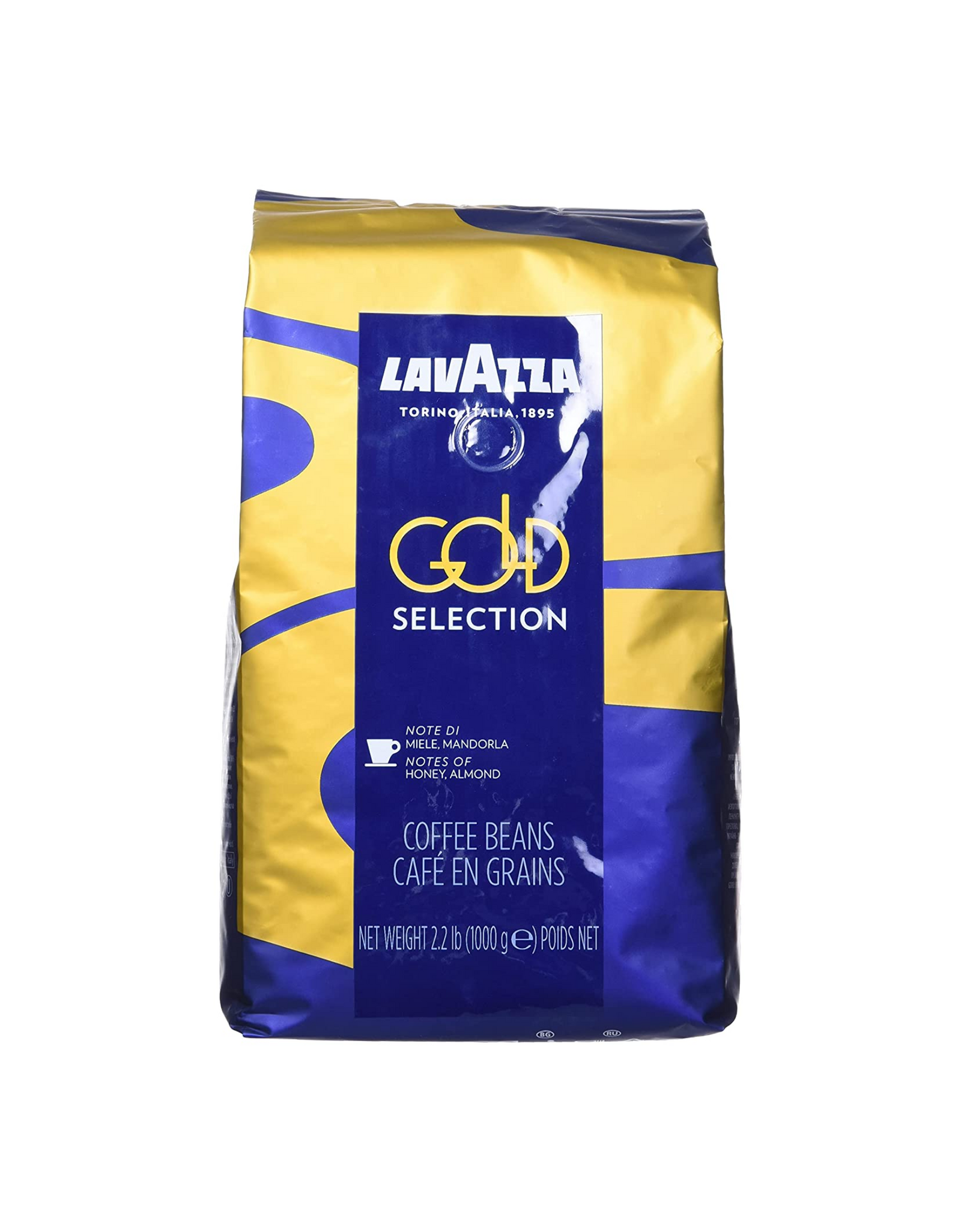 Lavazza Gold Selection Whole Bean Coffee Blend, Medium Espresso Roast, 35.2 oz (2.2 lb)