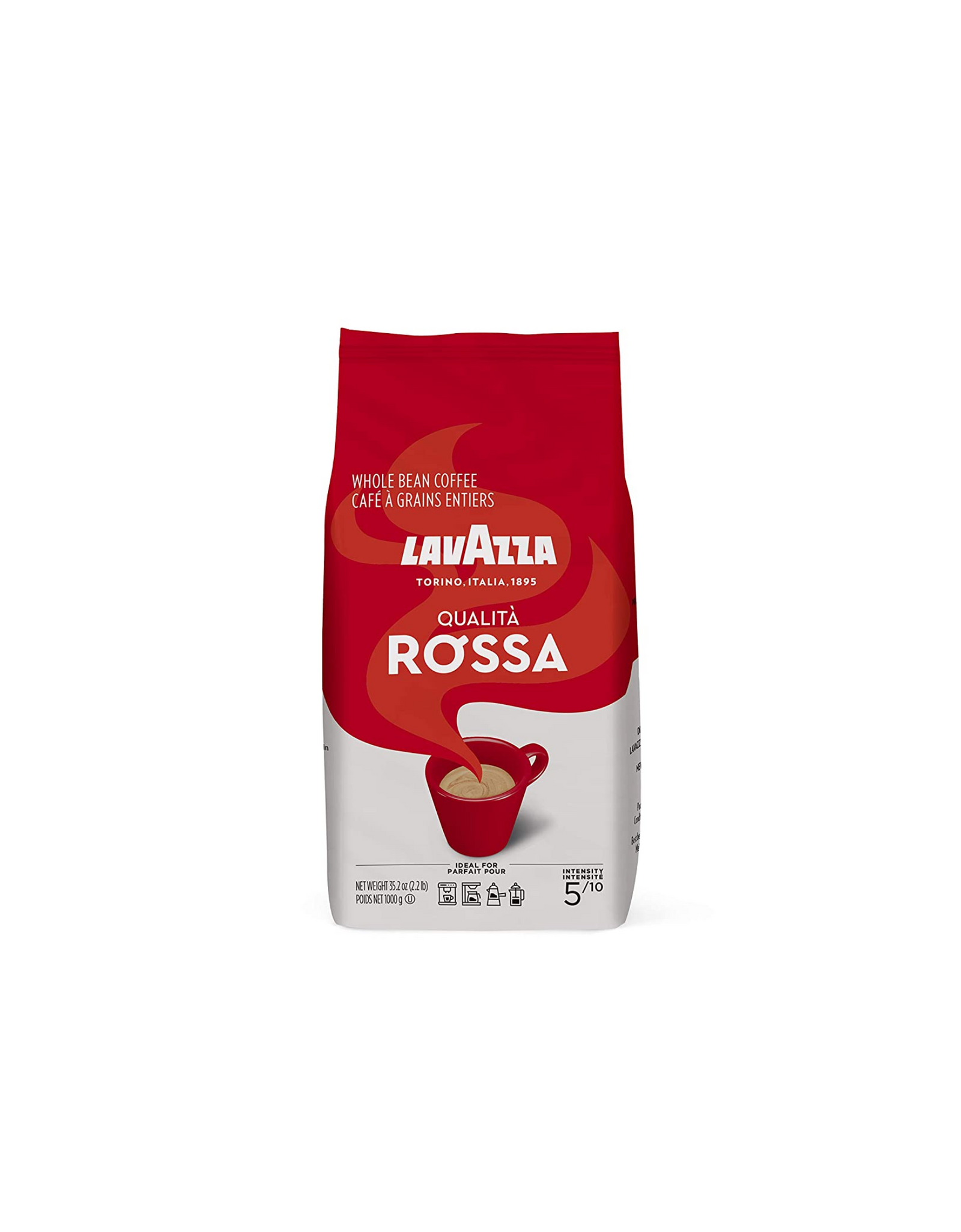 Lavazza Qualita Rossa, Italian Coffee Beans Expresso, 2.2 lb. bag