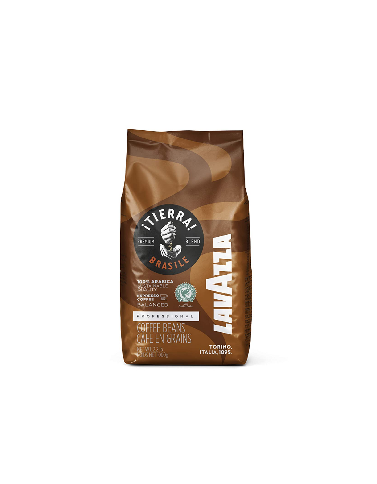 Lavazza ¡TIERRA! Brasile 100% Arabica Whole Bean Espresso, 2.2 lb.