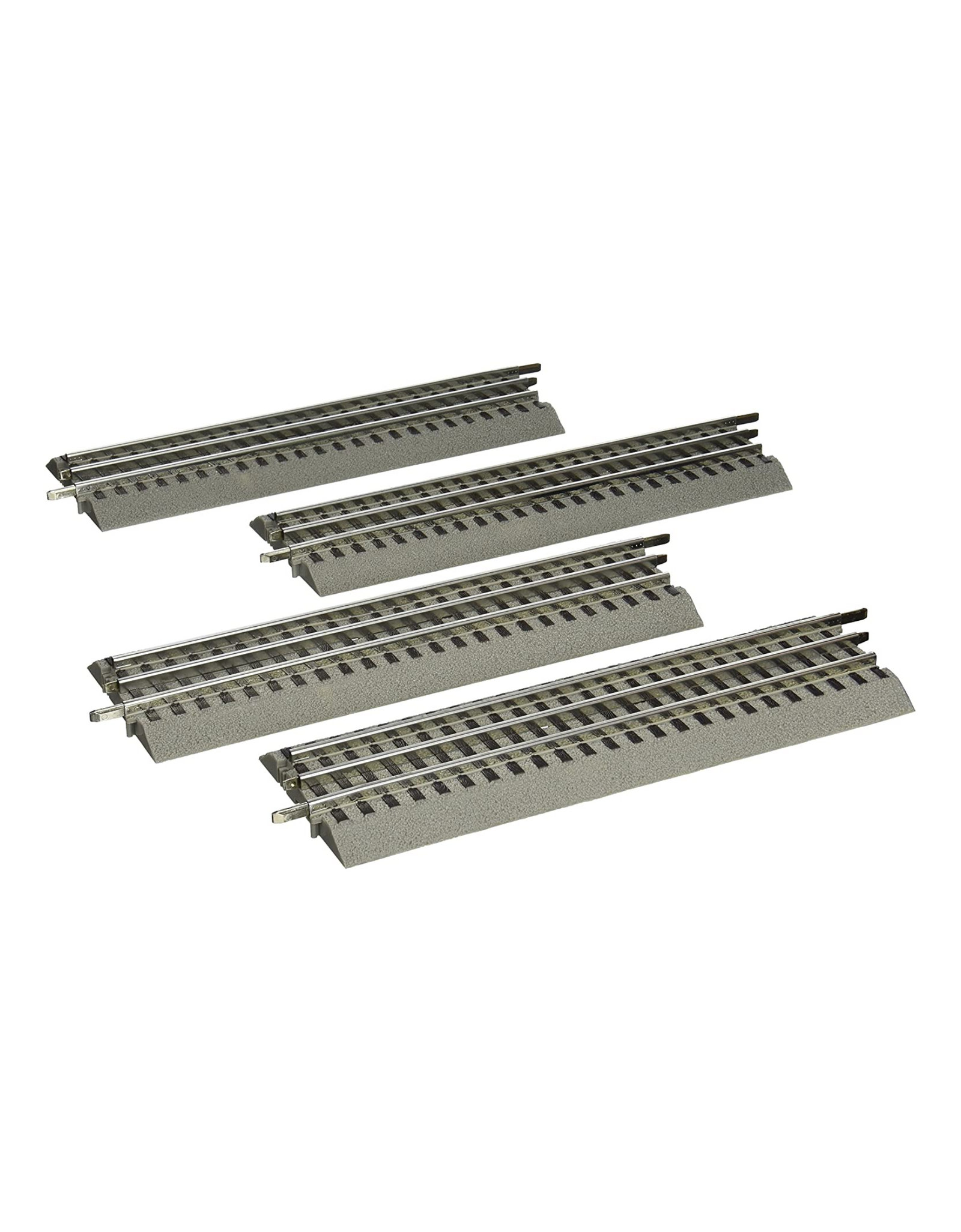 Lionel FasTrack 10 Inch Straight Track, Electric O Gauge, (4 Pack)