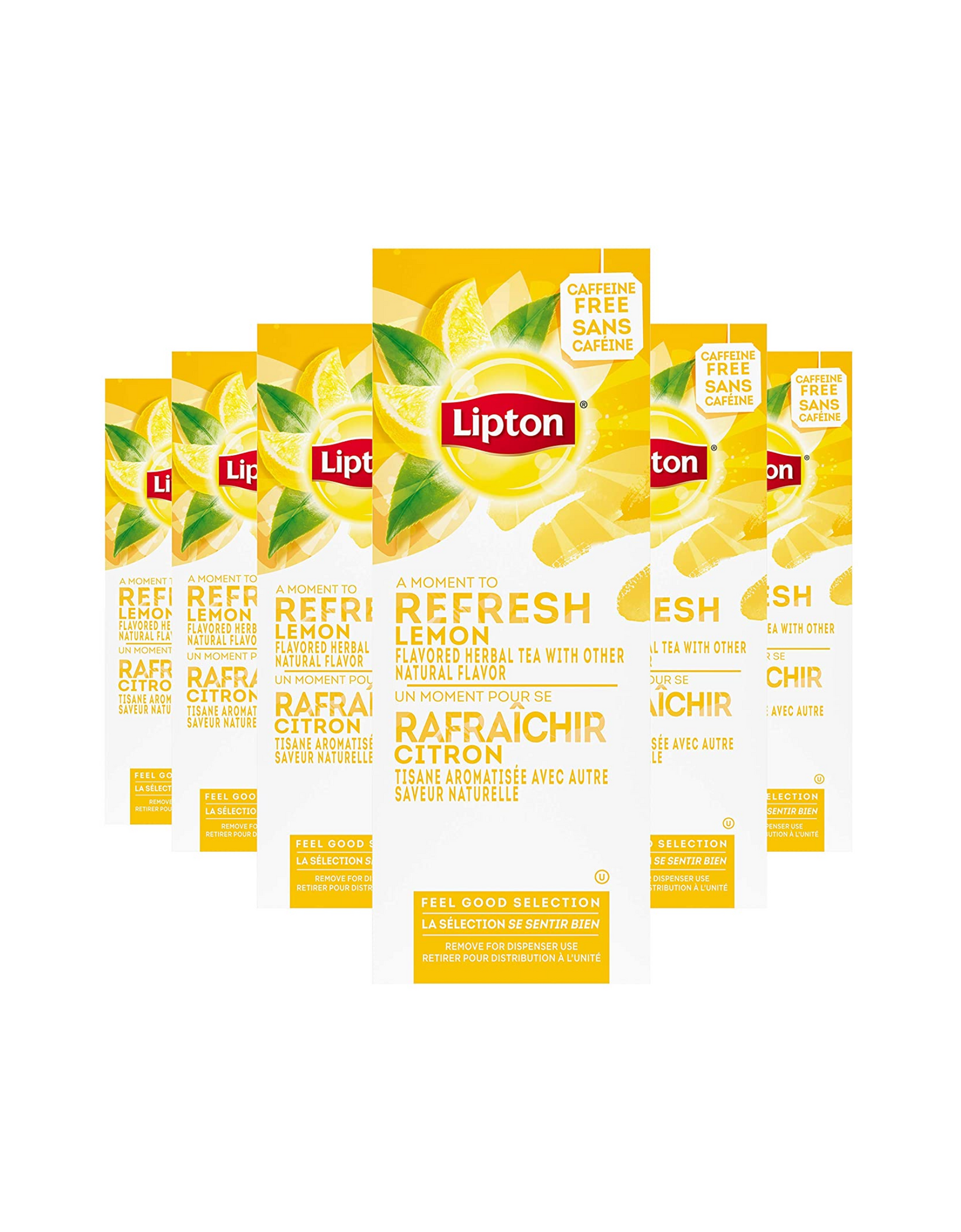 Lipton Lemon Enveloped Hot Tea Bags, 28 Ct (Pack of 6)