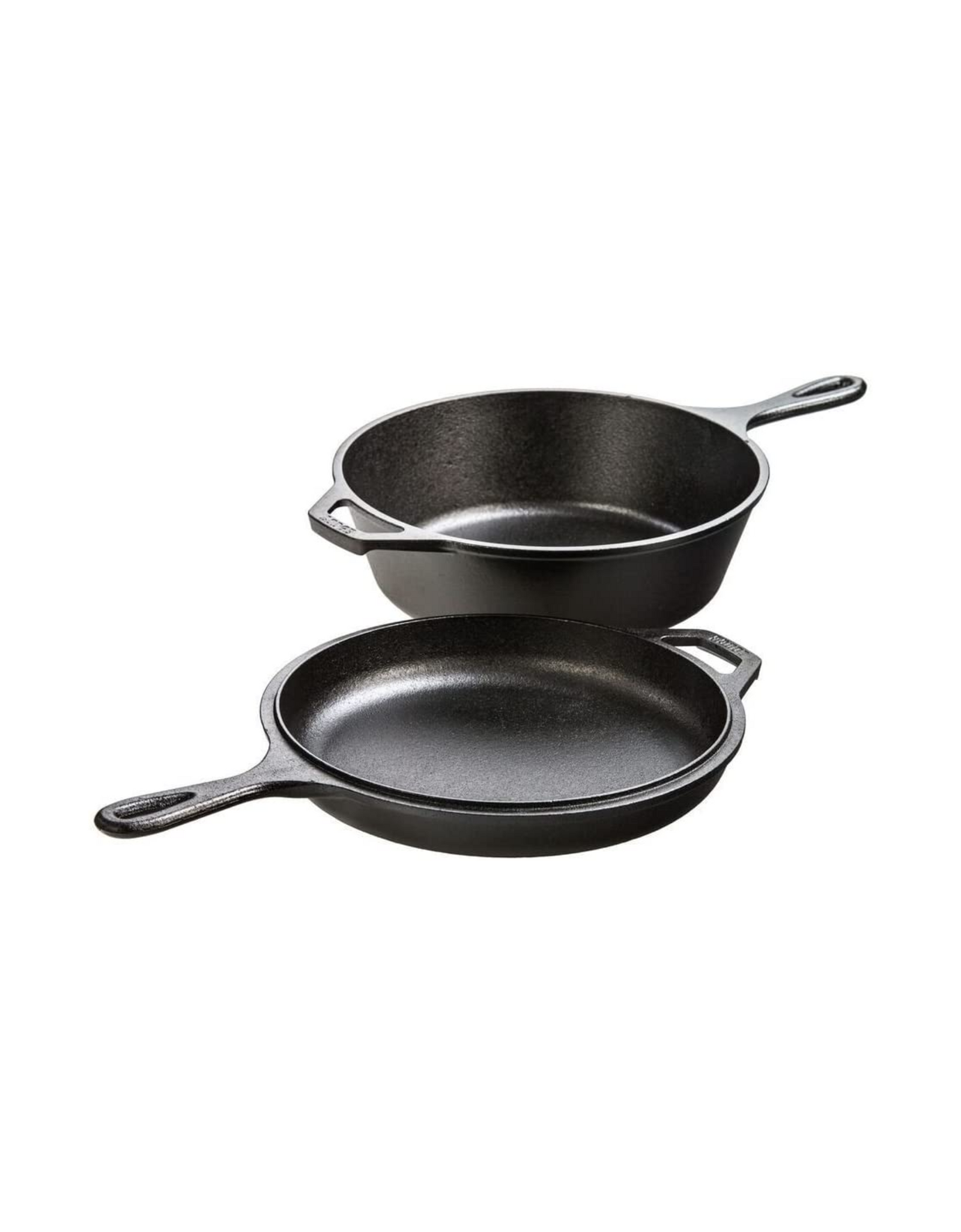 Lodge Combo Cooker Cast Iron, 10.25 Inch, Black