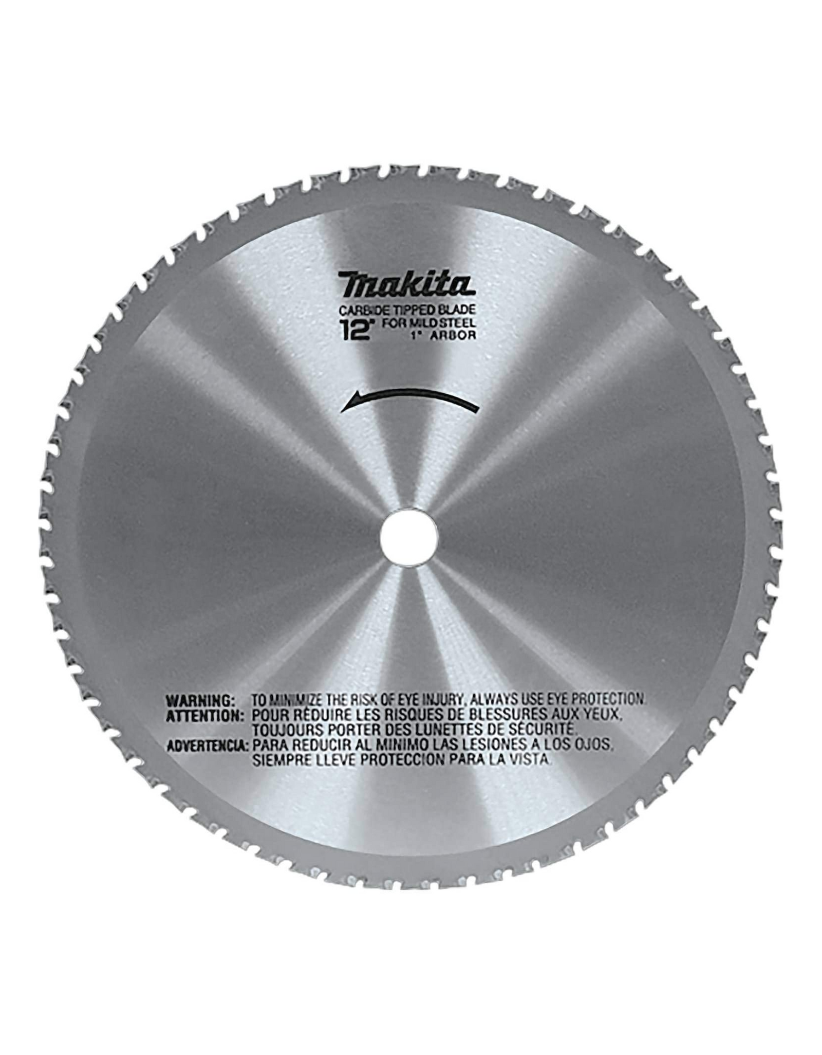 Makita A-90532 12 Inch 60T Dry Ferrous Metal Cutting Saw Blade with 1-Inch Arbor , Silver