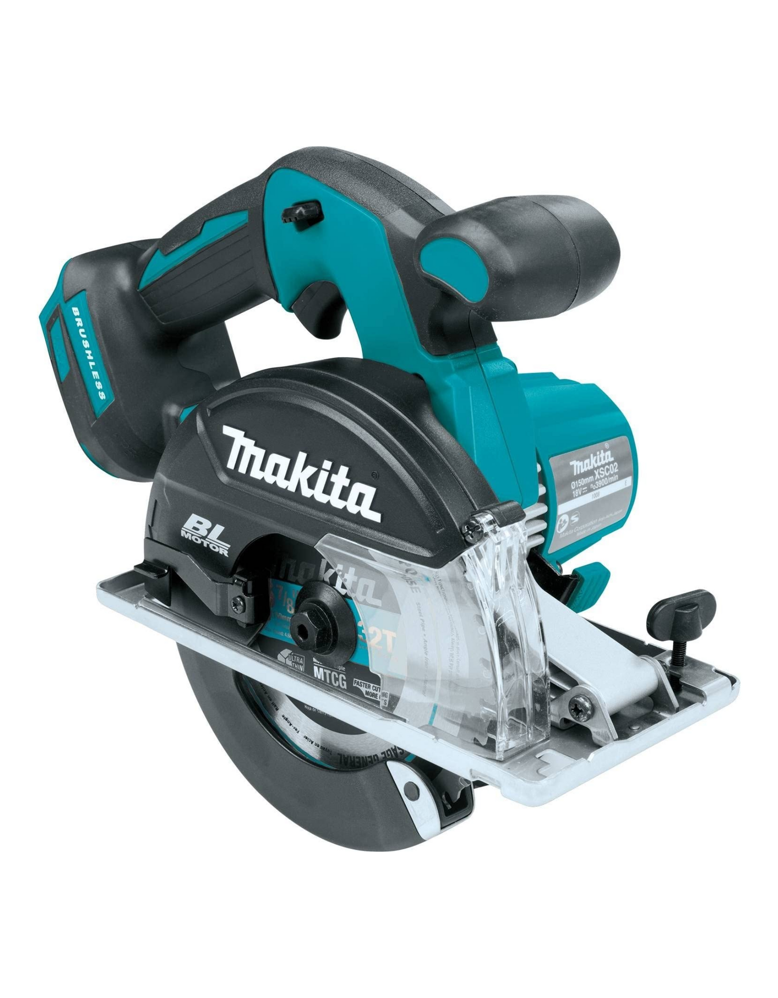 Makita XSC02Z 18V LXT Lithium-Ion Brushless Cordless 5-7/8 Inch Metal Cutting Saw (Tool Only)