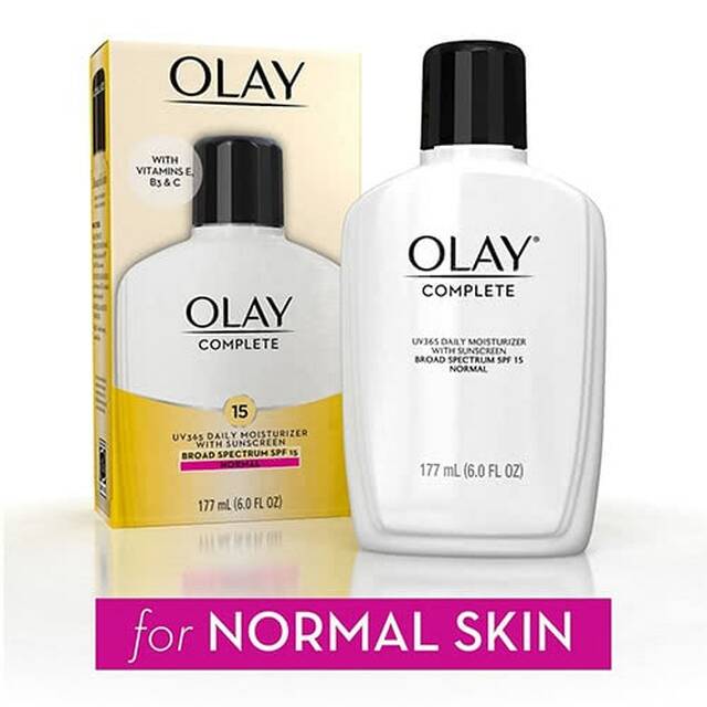 Olay Complete Lotion Moisturizer with Sunscreen SPF 15, 6.0 Fl Oz