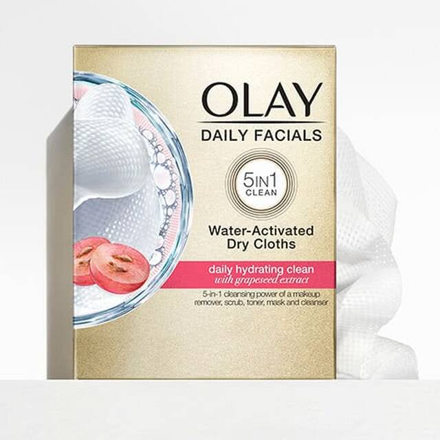Olay Facials Cleasing Cloth, 33 Count