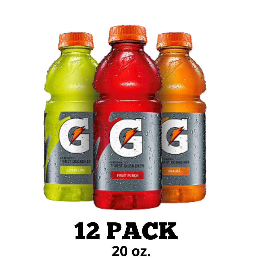 Gatorade Original Thirst Quencher 3-Flavor Classic Variety Pack, 20 Ounce - Pack of 12
