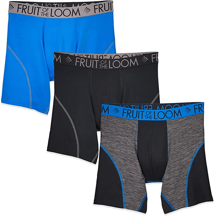 Fruit of the Loom Men's Breathable Boxer Briefs Performance Cooling, R –  AERii