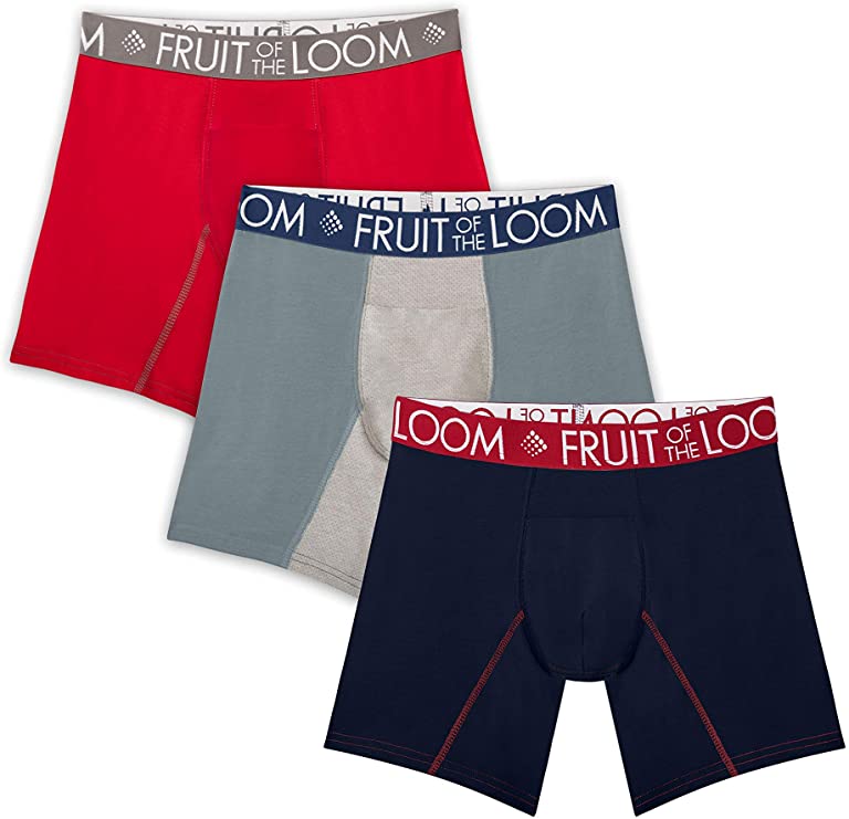 24 Pieces Men's Fruit Of The Loom 3 Pack Boxer Brief, Size 3xl - Mens  Underwear