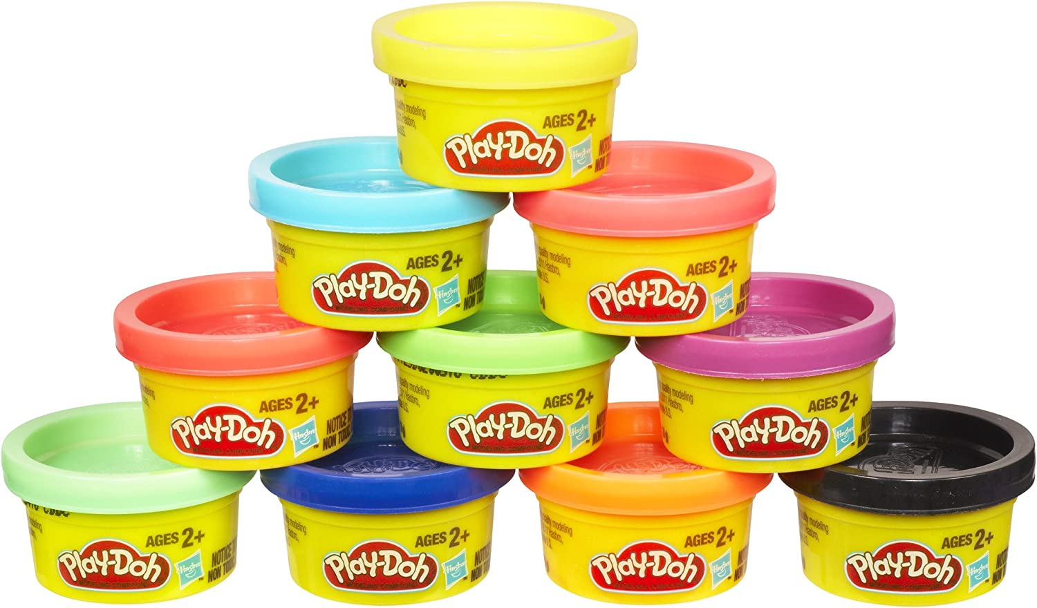 Play-Doh Party Pack Tube 10 1 Oz Cans of Assorted Color